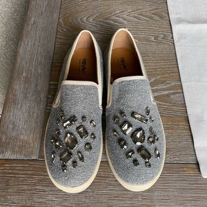 Mossimo bejeweled slip on sneakers